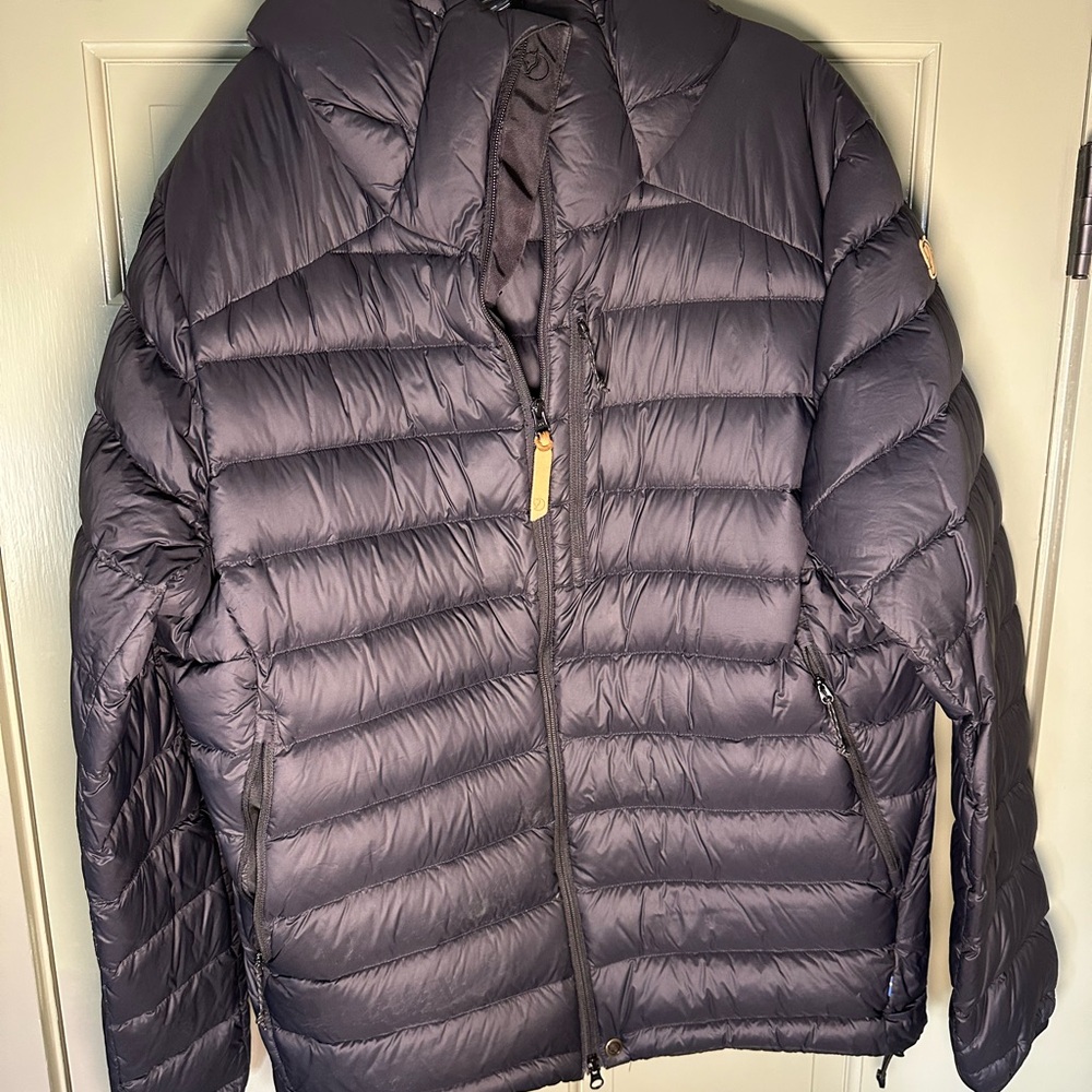 Fjallraven Men's Dark Gray Puffer Jacket Keb Touring Down
